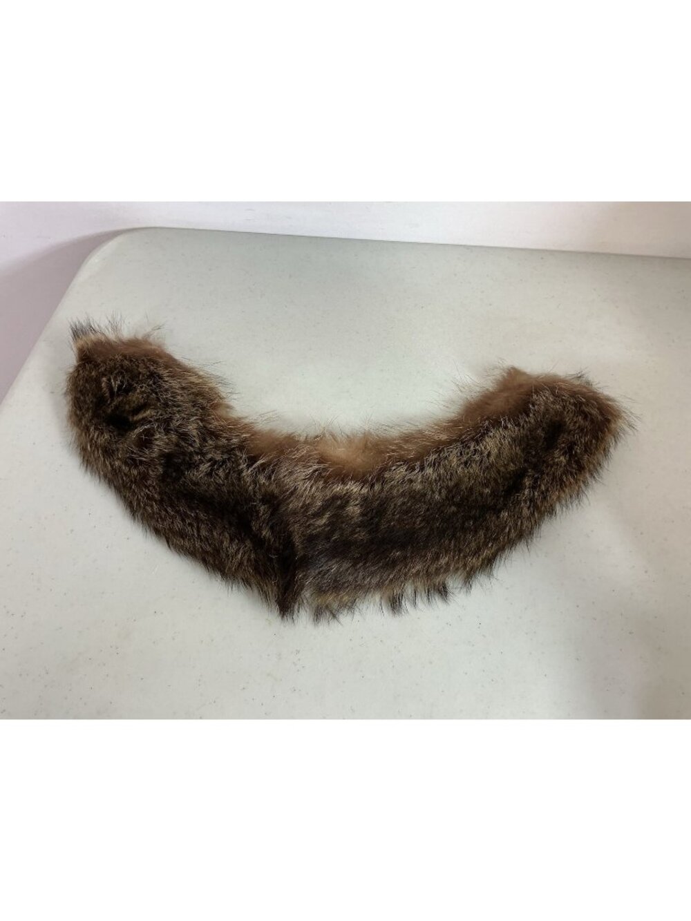 Vintage Real Fur Collar Scarf Wrap